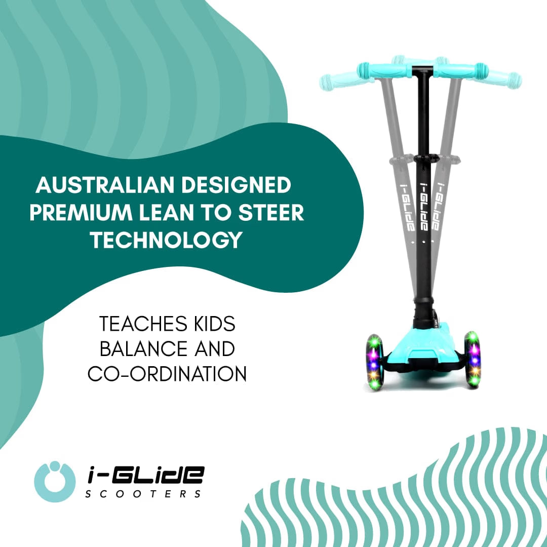 I Glide Scooter Aqua