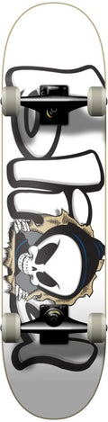 Blind 8.25 Bust Out Reaper Skateboard White Complete