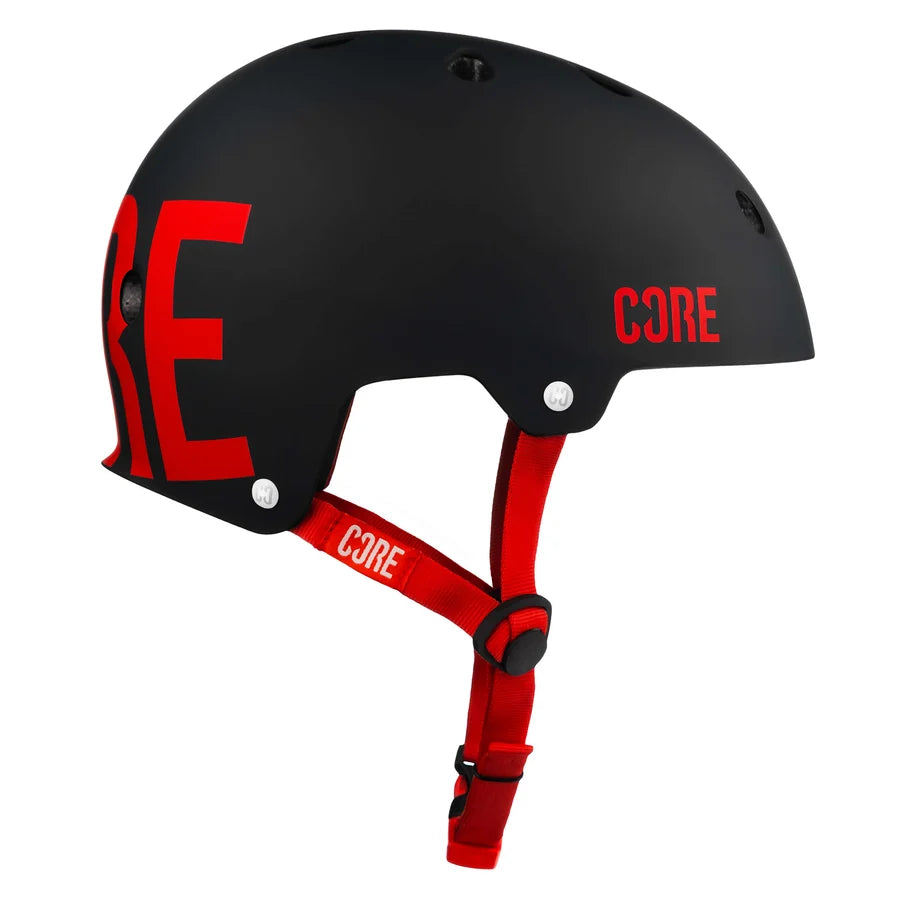 CORE Street Helmet Red Black