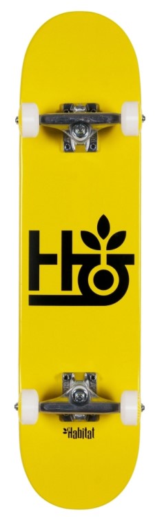 Skateboard 7.5 Habitat Yellow Pod Skateboard