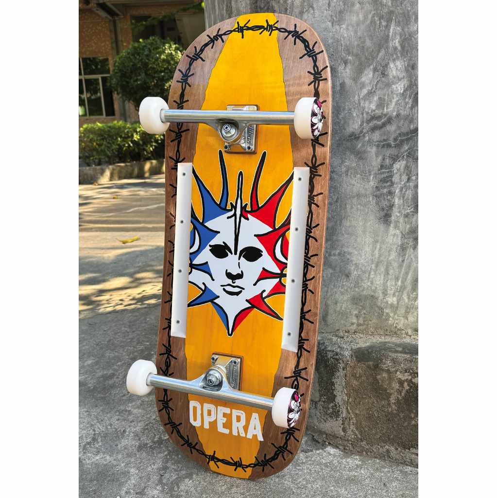 Opera Fatties Complete 12'' Torn Spike Skateboard