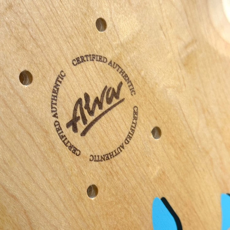 Alva Blue Tile Obsession Skateboard Deck Ltd Edition