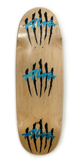 Alva 10 5/8" Egg Triple Scratch Light Blue logo Team Skateboard Deck