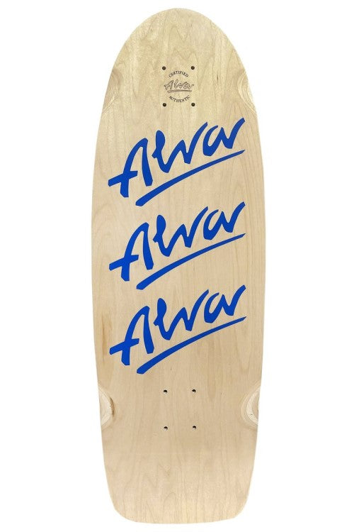 Skateboard Deck 10 inch Alva Tri Logo Pig Twilight Blue