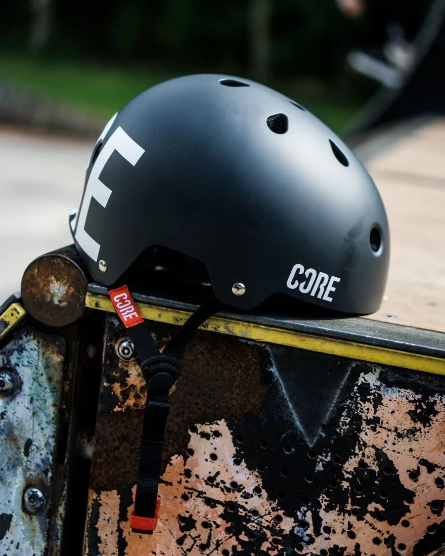CORE Street Helmet Black White