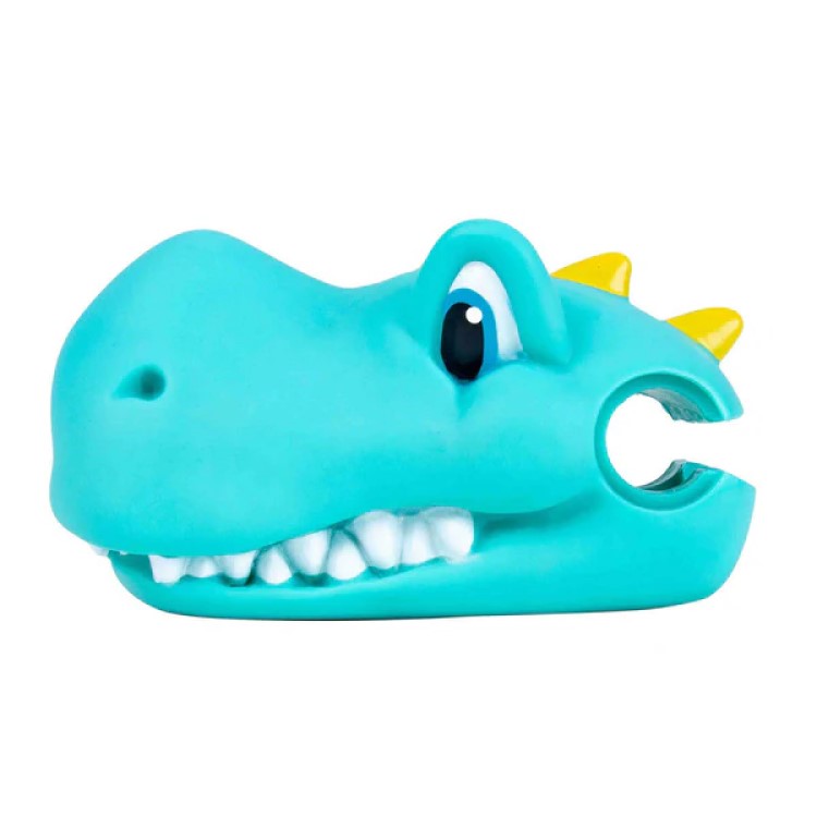 I Glide Dinosaur Head Aqua Handlebar Accessory