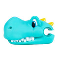 I Glide Dinosaur Head Aqua Handlebar Accessory