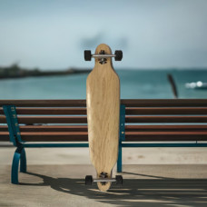 Dropthough Longboard Custom Natural Maple Wood