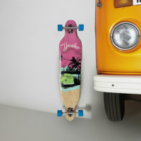 Longboard Pink VW Volkswagen 41 Inch Drop Through Discounted