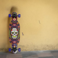 Hydroponic Kids Dropthrough Mexican Skull Purple Discounted