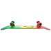 Skateboard 8 Blueprint Spray Heart Rasta