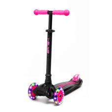 I Glide 3 Wheel Scooter Black Pink