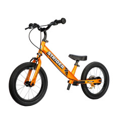 Strider 14 Balance Bike Tangerine Orange with pedal kit