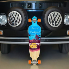 Longboard 31 Inch Drop Through VW Volkswagen Yellow